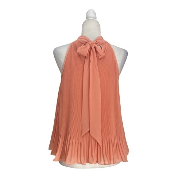 Veronica Beard Alexa Plisse’ Halter Top Pleated Blouse NWOT - Picture 15 of 16